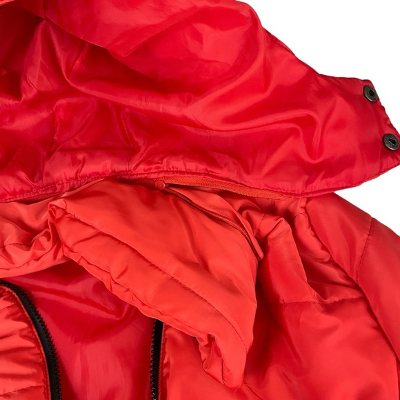 Unbranded Women’s Winter Quilted Puffer Hooded Jacket Full Zip Small - Picture 8 of 12